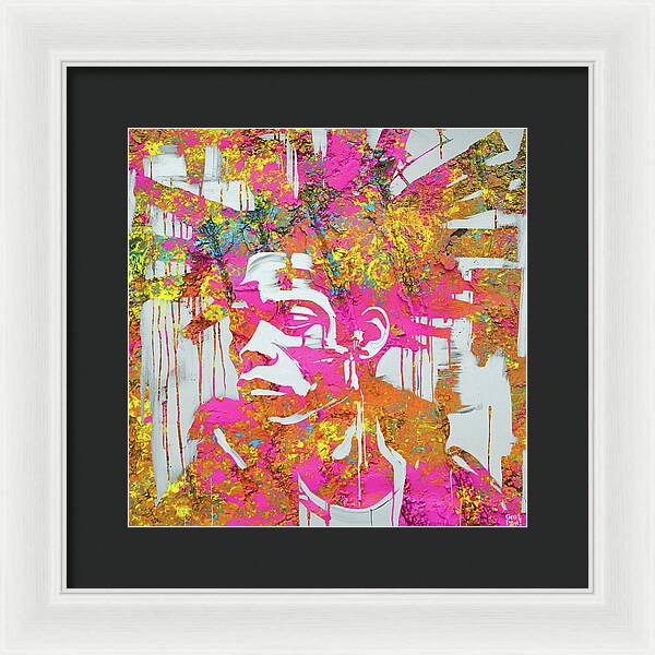 Basquiat Sunshine - Framed Print