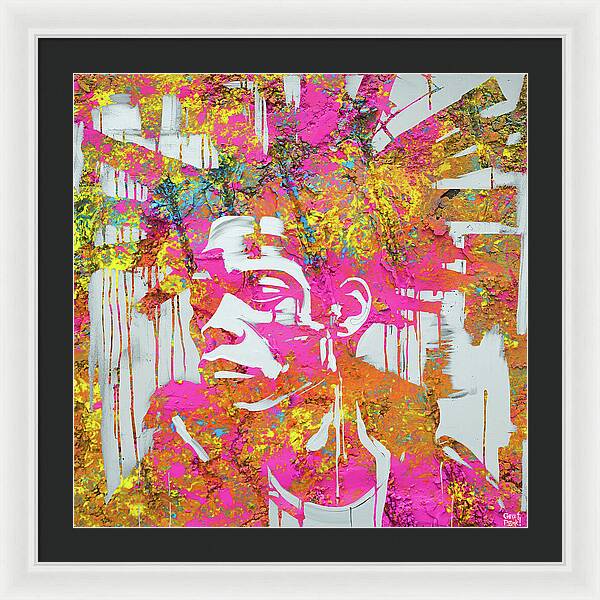 Basquiat Sunshine - Framed Print