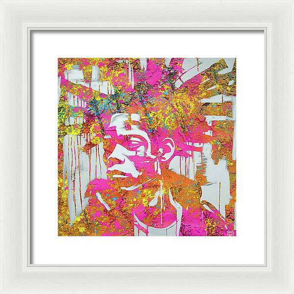 Basquiat Sunshine - Framed Print