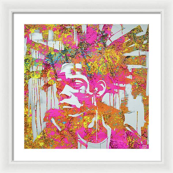 Basquiat Sunshine - Framed Print