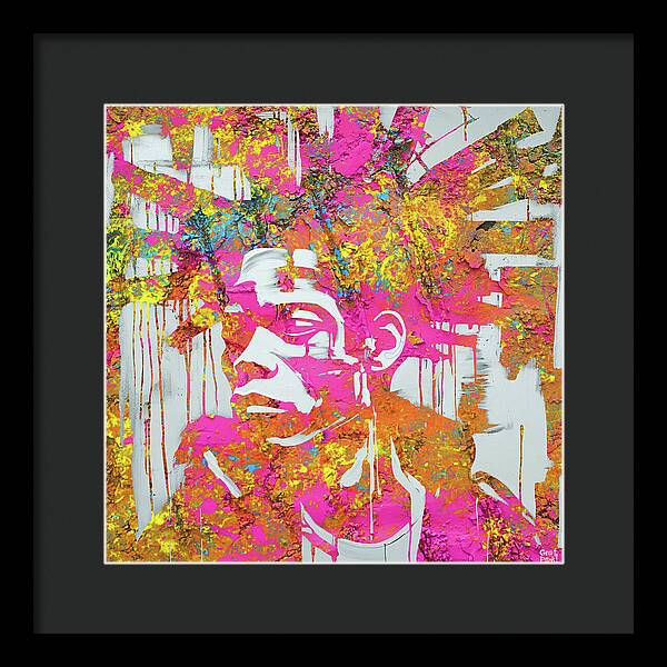 Basquiat Sunshine - Framed Print