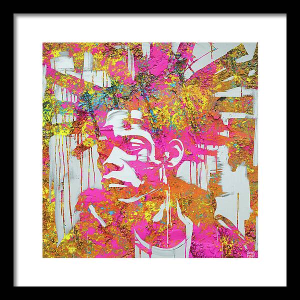 Basquiat Sunshine - Framed Print