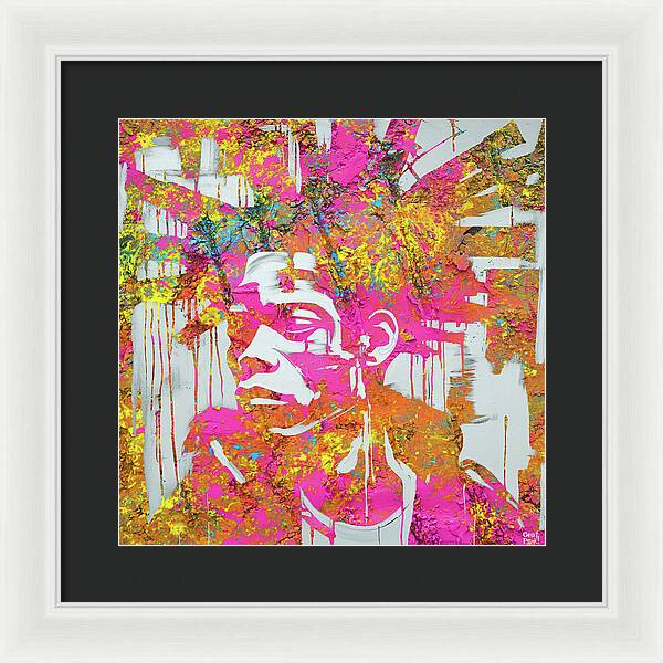 Basquiat Sunshine - Framed Print