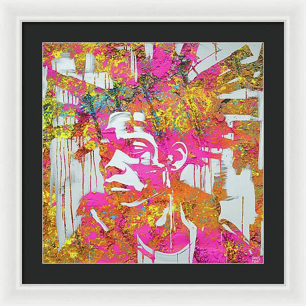 Basquiat Sunshine - Framed Print