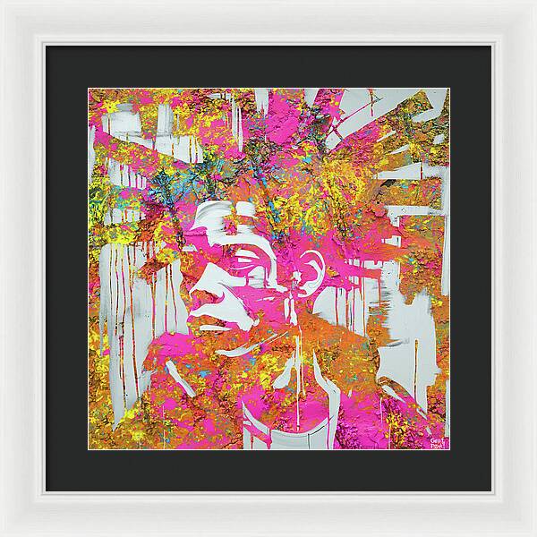 Basquiat Sunshine - Framed Print