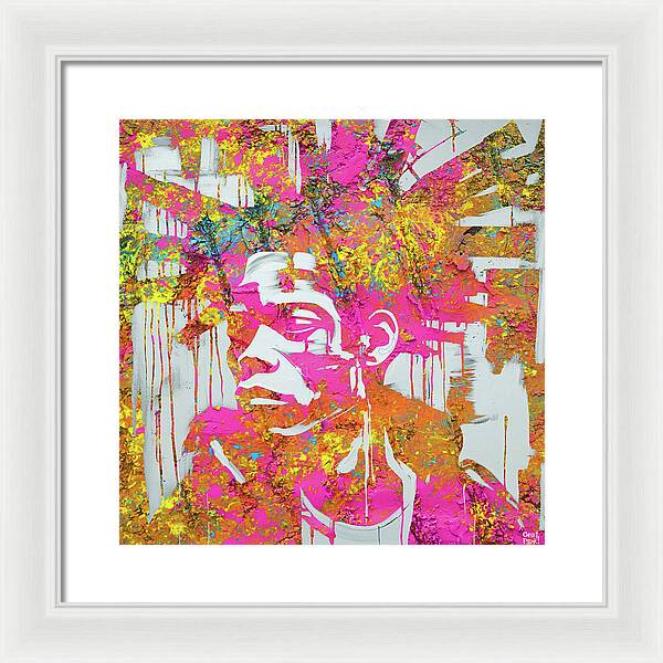 Basquiat Sunshine - Framed Print