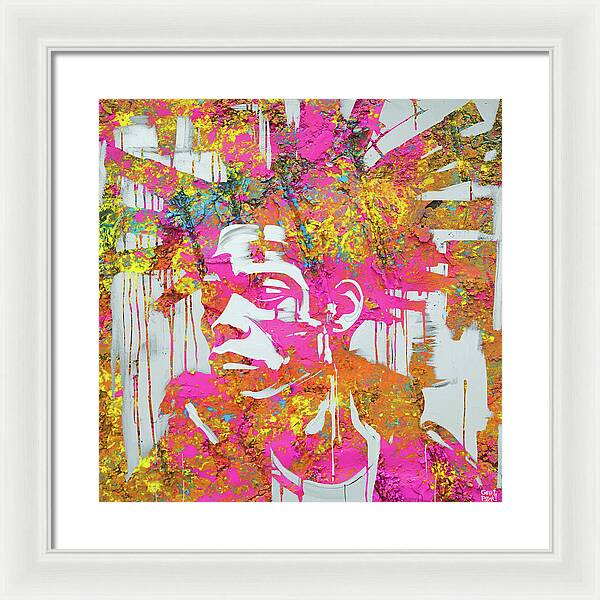 Basquiat Sunshine - Framed Print