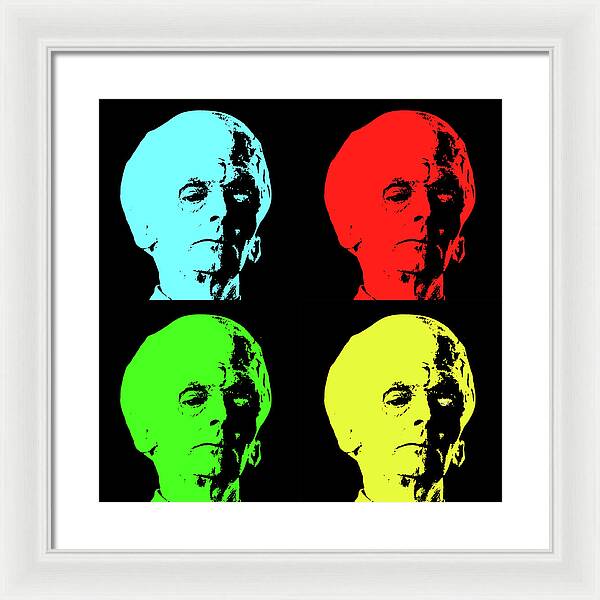 Big Brain Alien - Framed Print