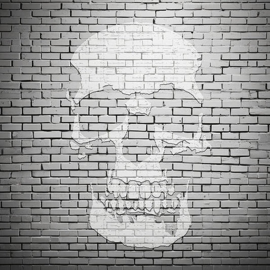 Brick Skull - Art Print