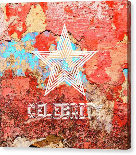 Celebrity Star - Canvas Print