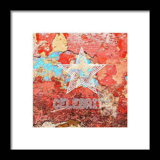 Celebrity Star - Framed Print