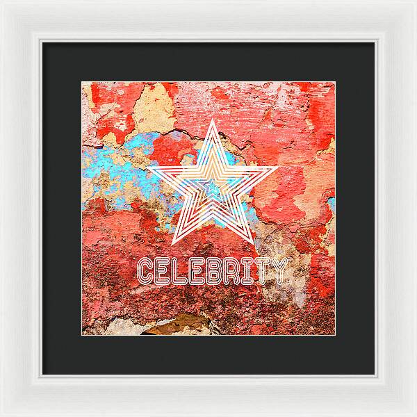 Celebrity Star - Framed Print