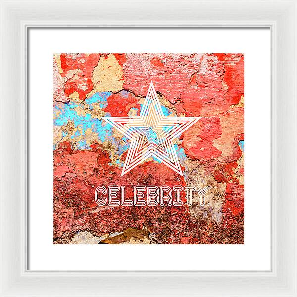 Celebrity Star - Framed Print