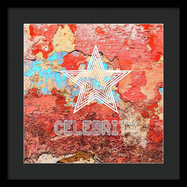 Celebrity Star - Framed Print