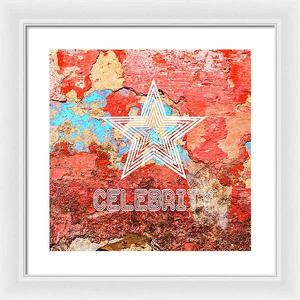 Celebrity Star - Framed Print