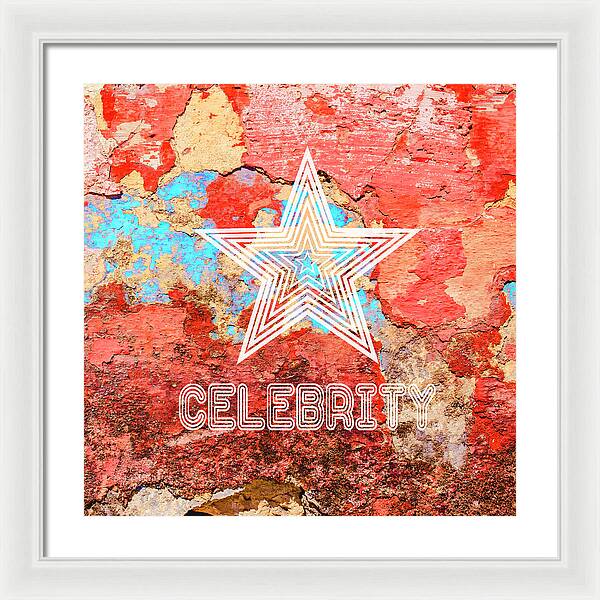 Celebrity Star - Framed Print