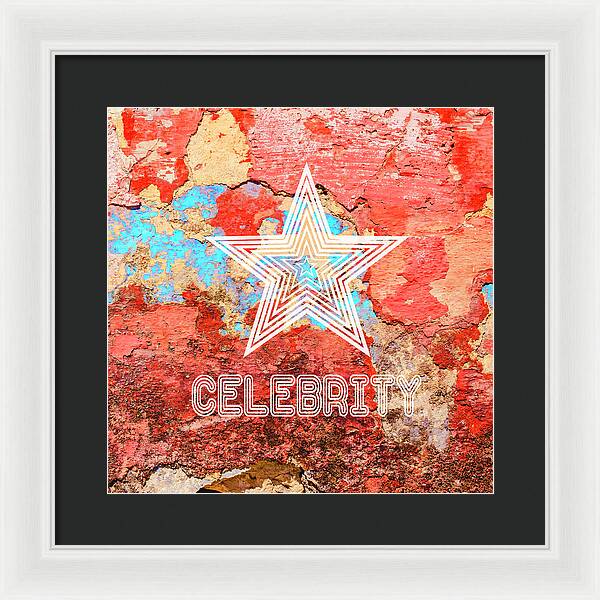 Celebrity Star - Framed Print