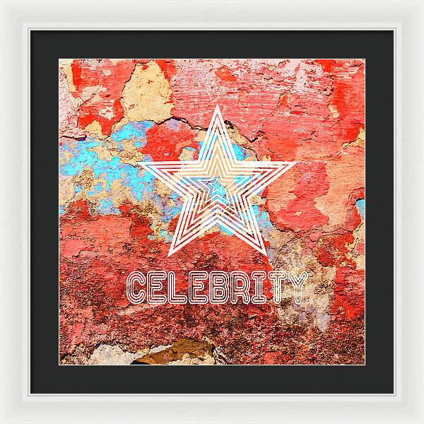 Celebrity Star - Framed Print