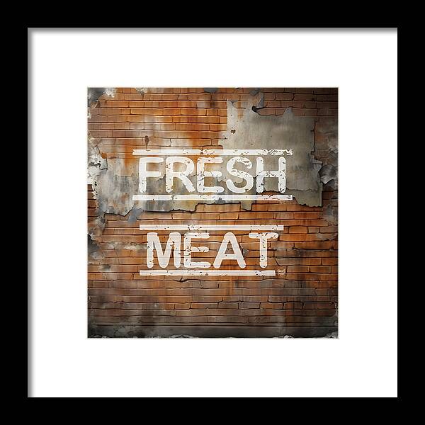 Fresh Meat - Framed Print