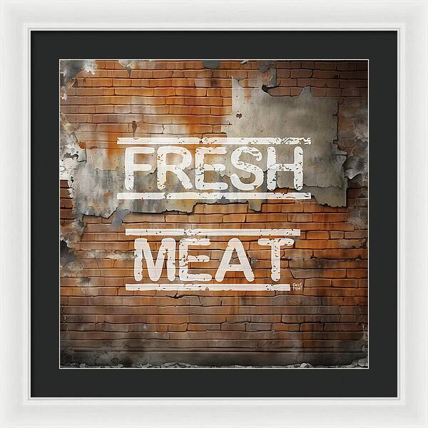 Fresh Meat - Framed Print