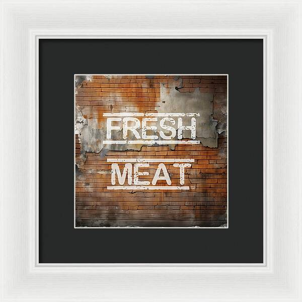 Fresh Meat - Framed Print