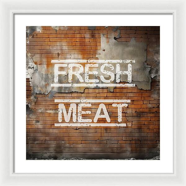 Fresh Meat - Framed Print