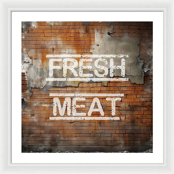 Fresh Meat - Framed Print