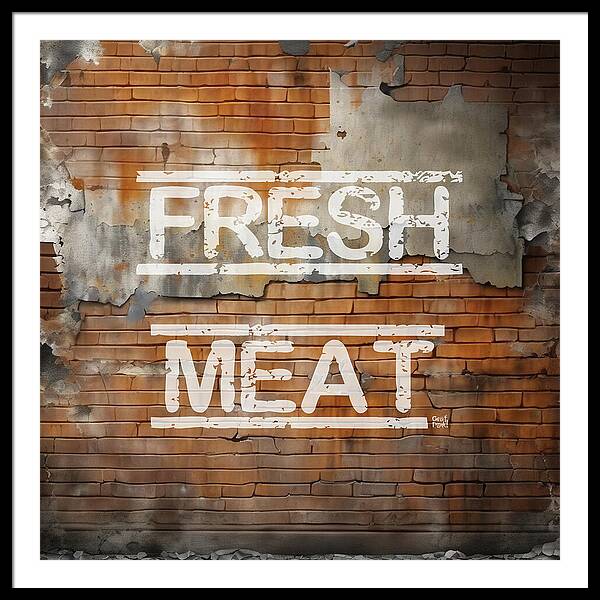 Fresh Meat - Framed Print