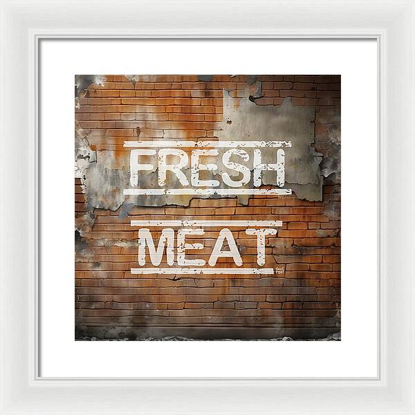 Fresh Meat - Framed Print