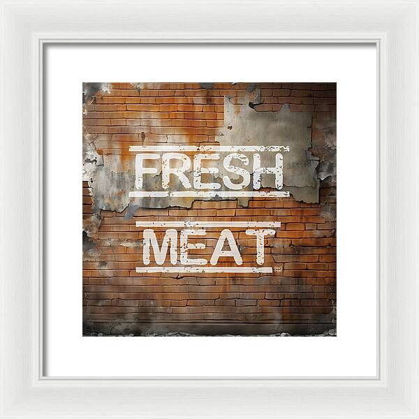 Fresh Meat - Framed Print