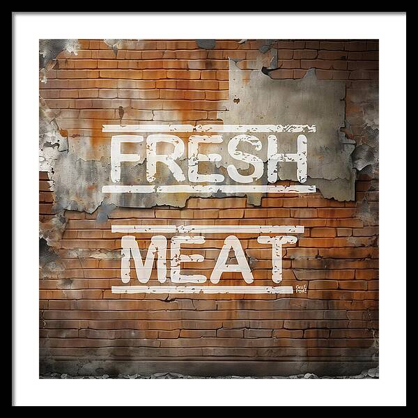 Fresh Meat - Framed Print