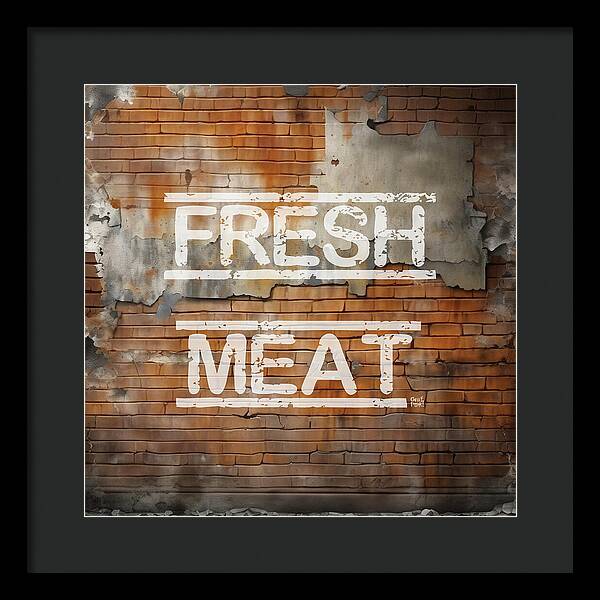 Fresh Meat - Framed Print