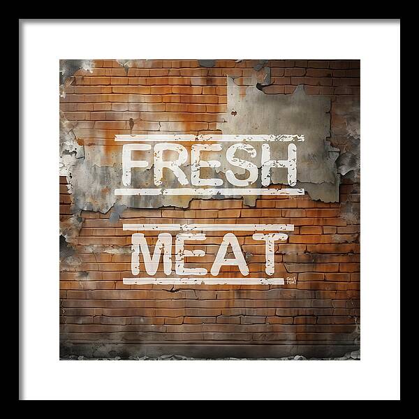 Fresh Meat - Framed Print