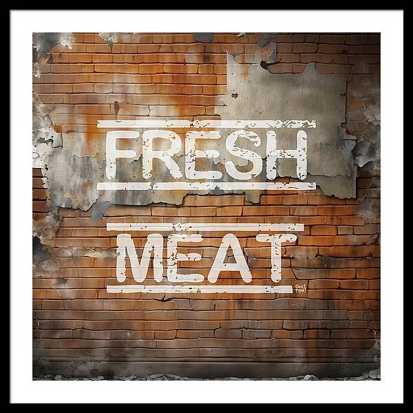 Fresh Meat - Framed Print