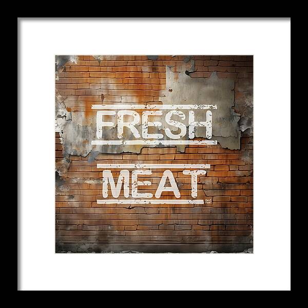 Fresh Meat - Framed Print