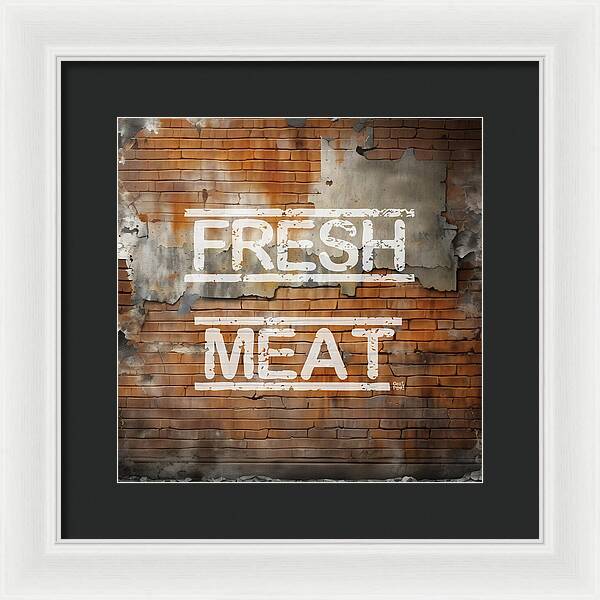 Fresh Meat - Framed Print