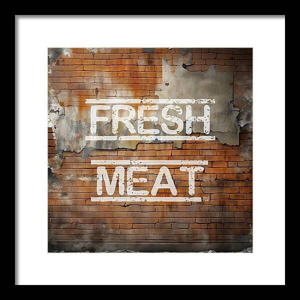 Fresh Meat - Framed Print