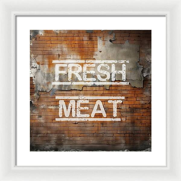 Fresh Meat - Framed Print