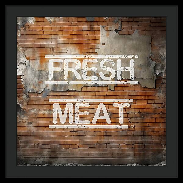 Fresh Meat - Framed Print