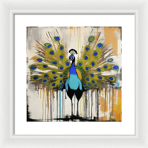 I'm a Peacock -  You Gotta Let Me Fly - Framed Print