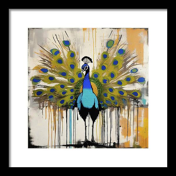 I'm a Peacock -  You Gotta Let Me Fly - Framed Print