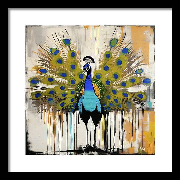 I'm a Peacock -  You Gotta Let Me Fly - Framed Print