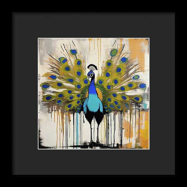 I'm a Peacock -  You Gotta Let Me Fly - Framed Print