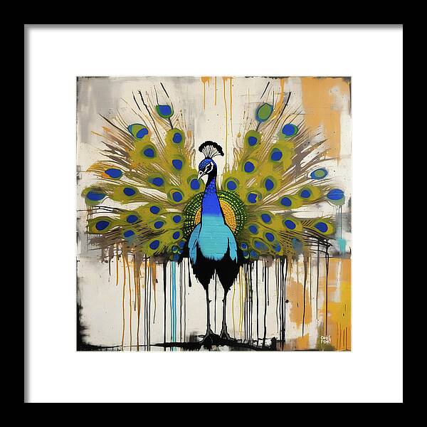 I'm a Peacock -  You Gotta Let Me Fly - Framed Print