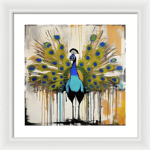 I'm a Peacock -  You Gotta Let Me Fly - Framed Print