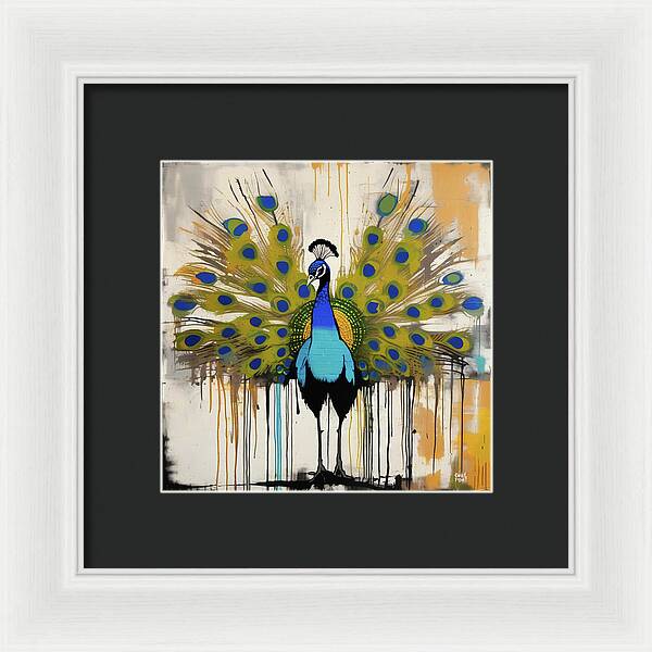 I'm a Peacock -  You Gotta Let Me Fly - Framed Print