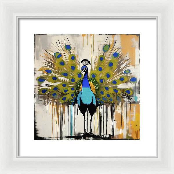 I'm a Peacock -  You Gotta Let Me Fly - Framed Print