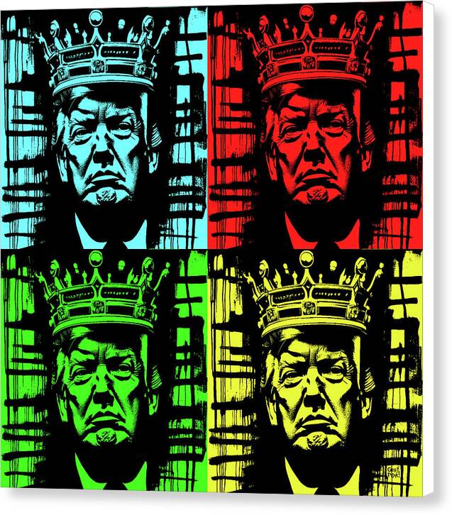 King Trump - Canvas Print