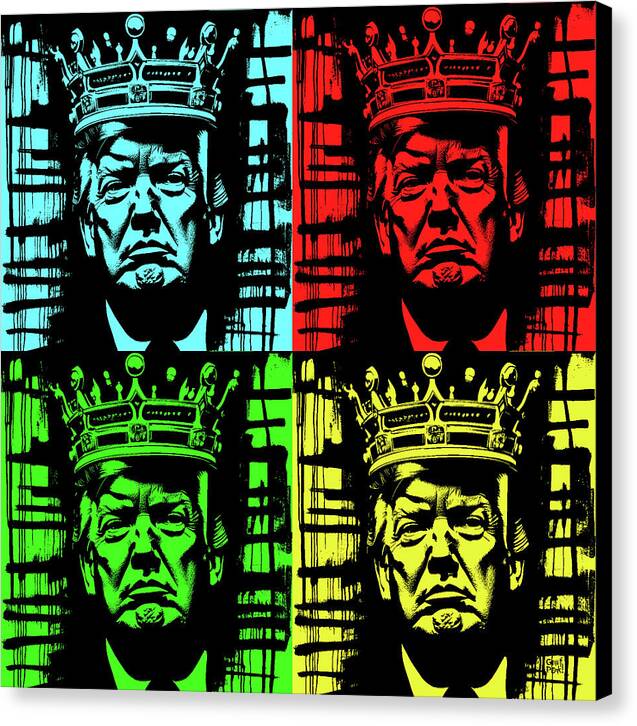 King Trump - Canvas Print