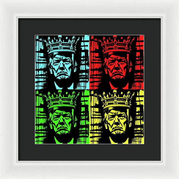 King Trump - Framed Print